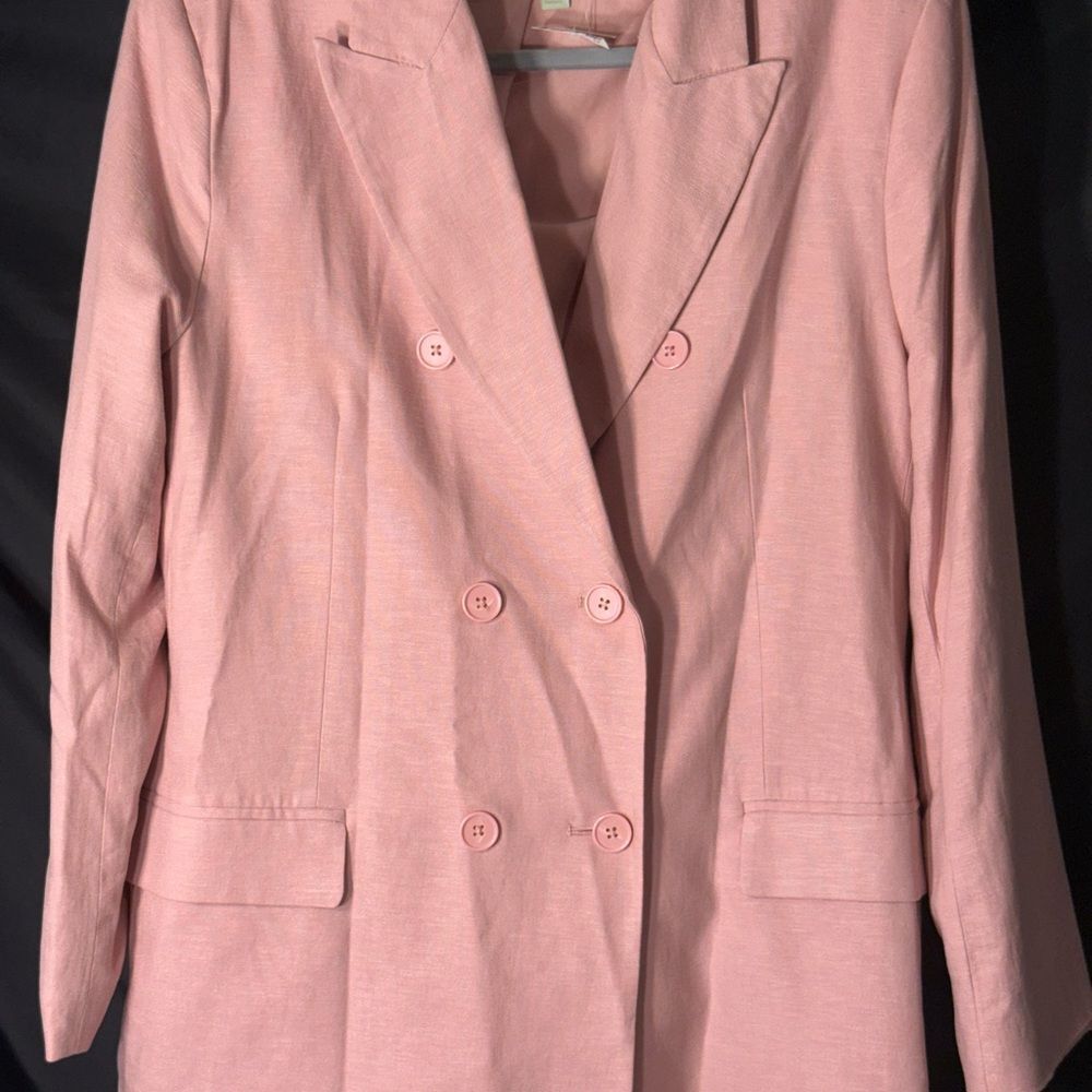 Ryegrass Double Breasted  Blush Blazer NWT Sz 12